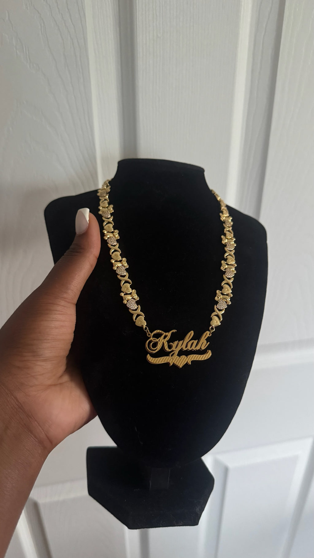 Teddy Bear Custom Necklace