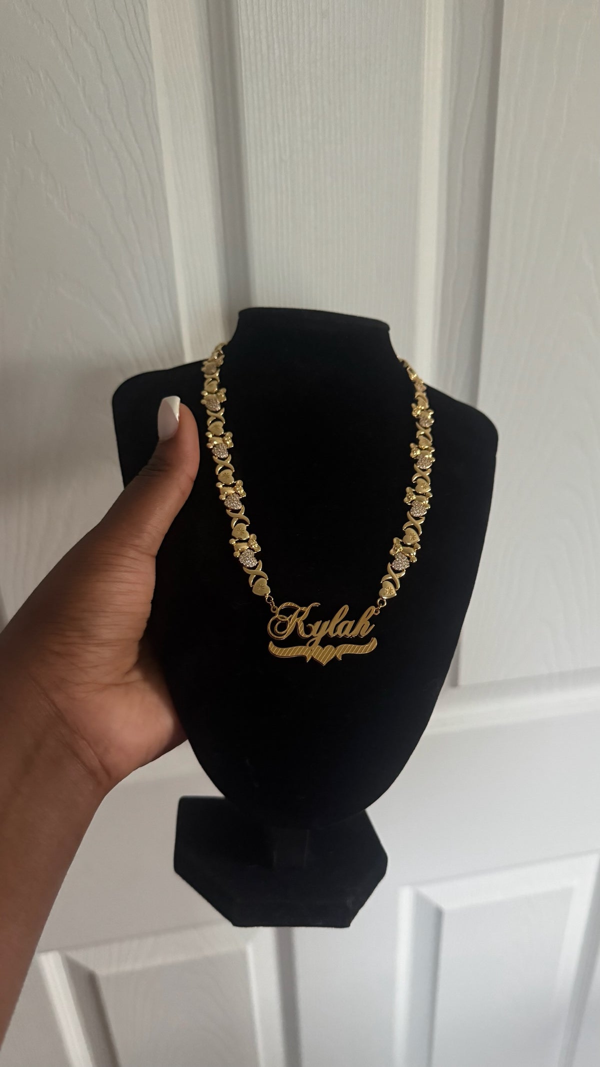 Teddy Bear Custom Necklace
